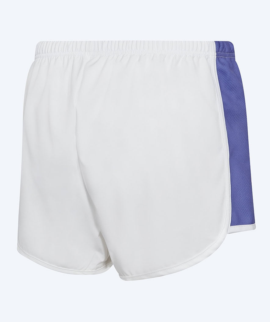 Watery swim shorts for women - Aiko - White