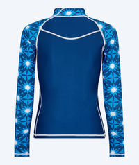 Watery UV-shirt for women - Aiko Long Sleeve Rashguard - Blue/dark blue