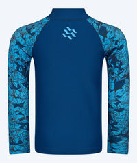 Watery UV-shirt for kids - Katsu Long Sleeve Rashguard - Blue/dark blue