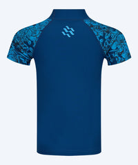 Watery UV-shirt for kids - Katsu Short Sleeve Rashguard - Blue/dark blue