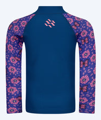 Watery UV-shirt for kids - Osiris Long Sleeve Rashguard - Purple/dark blue