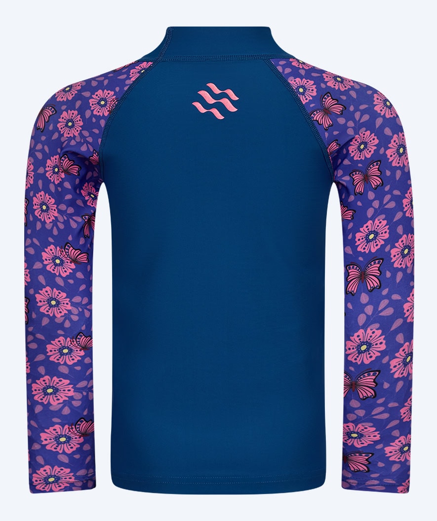 Watery UV-shirt for kids - Osiris Long Sleeve Rashguard - Purple/dark blue