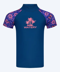 Watery UV-shirt for kids - Osiris Short Sleeve Rashguard - Purple/dark blue