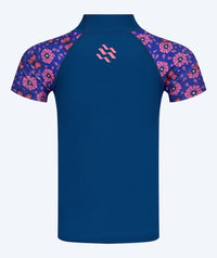 Watery UV-shirt for kids - Osiris Short Sleeve Rashguard - Purple/dark blue