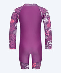 Watery UV-suit for children - Athena Long Sleeve Rashguard - Purple