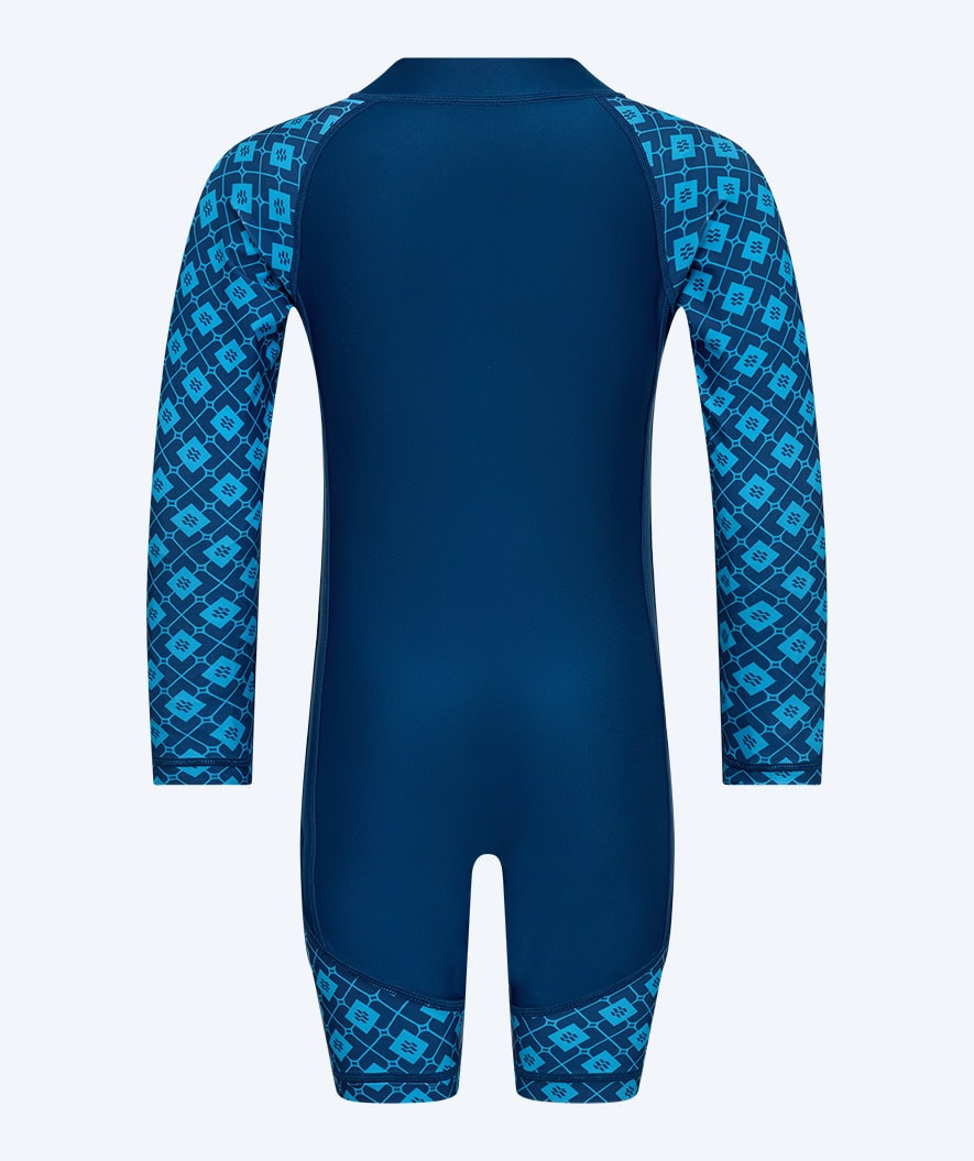 Watery UV-suit for children - Athena Long Sleeve Rashguard - Dark blue