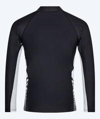 Watery UV-shirt for men - Scylla Long Sleeve Rashguard - Black/white