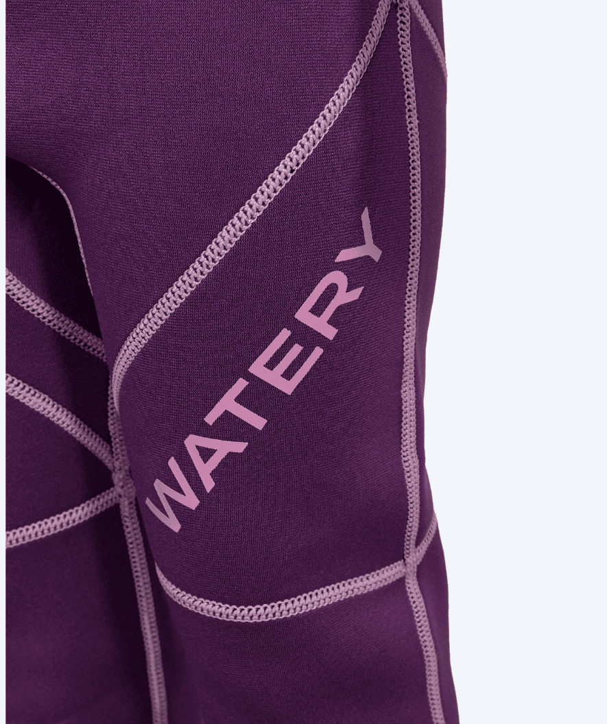Watery wetsuit for kids - Electra (2.2mm) - Purple/light pink