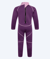 Watery wetsuit for kids - Electra (2.2mm) - Purple/light pink