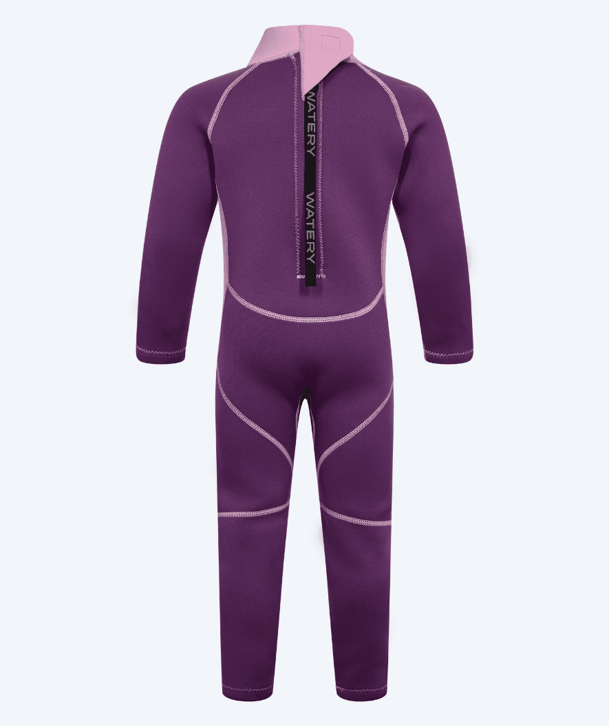 Watery wetsuit for kids - Electra (2.2mm) - Purple/light pink