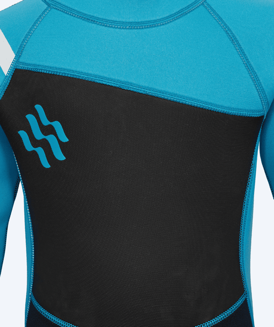 Watery wetsuit for kids - Electra (2.2mm) - Dark blue/light blue