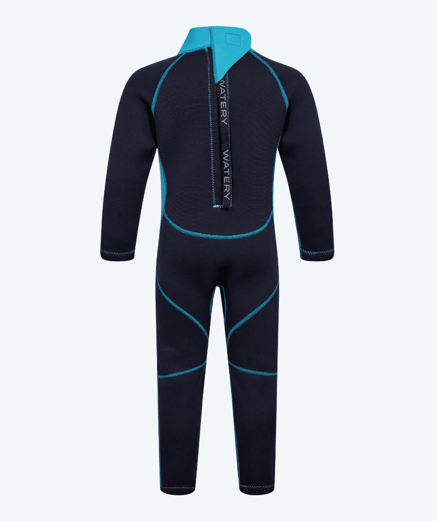 Watery wetsuit for kids - Electra (2.2mm) - Dark blue/light blue