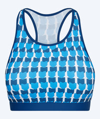 Watery bikini top for women - Sirona - Blue