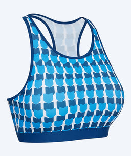 Watery bikini top for women - Sirona - Blue