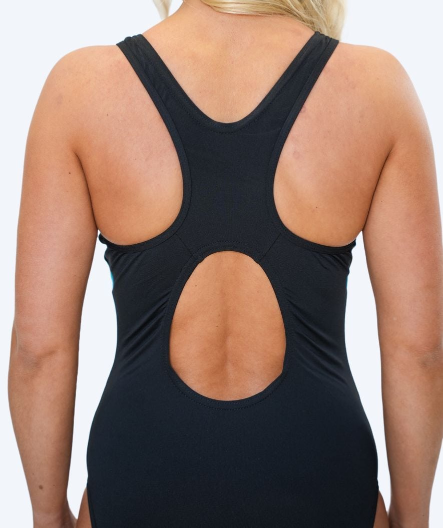 Watery swimsuit for women - Marella - Black/blue
