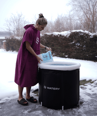 Watery inflatable cold plunge - Hero - Black