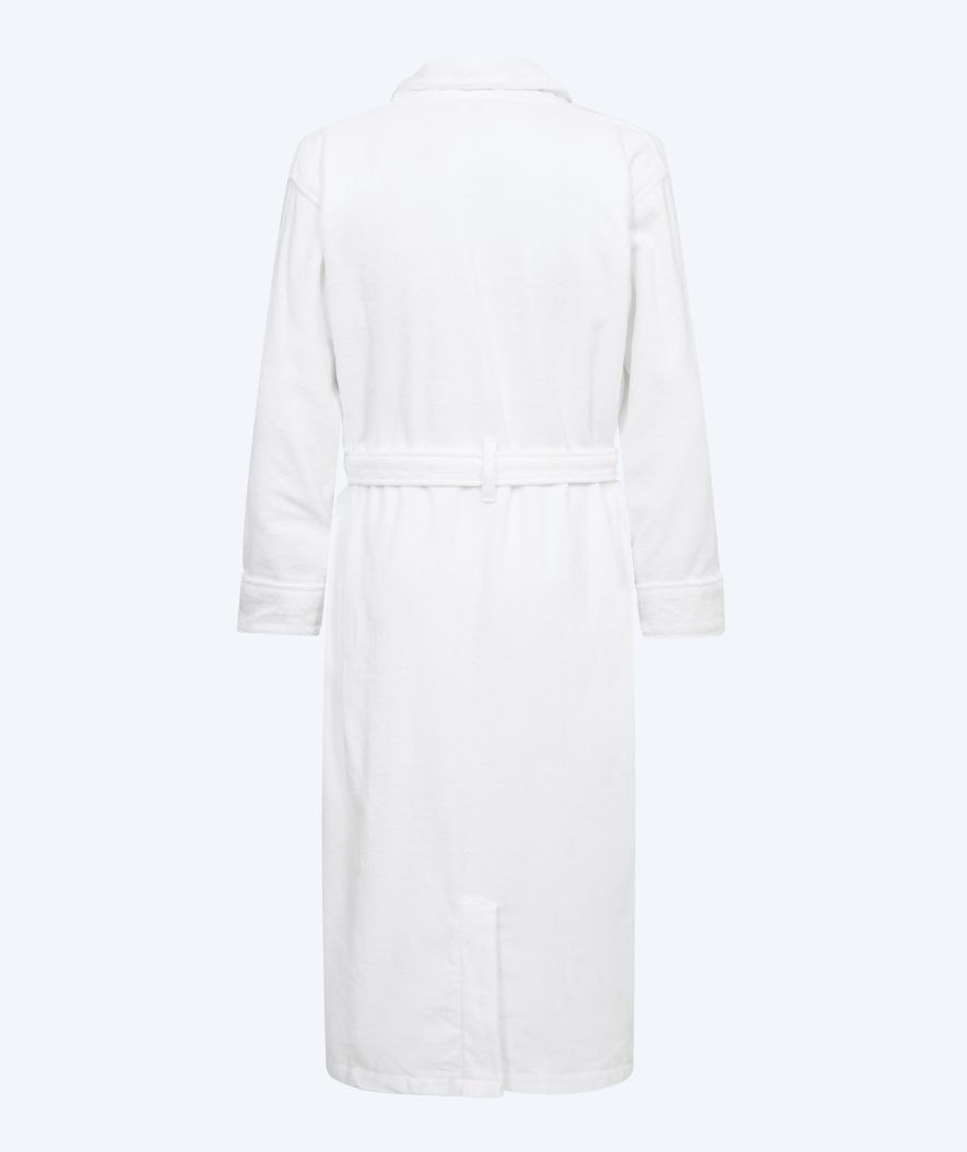 Watery bathrobe for men - Mariana - White