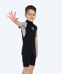 Watery wetsuit for kids - Short Sleeve Duncan (3mm) - Black