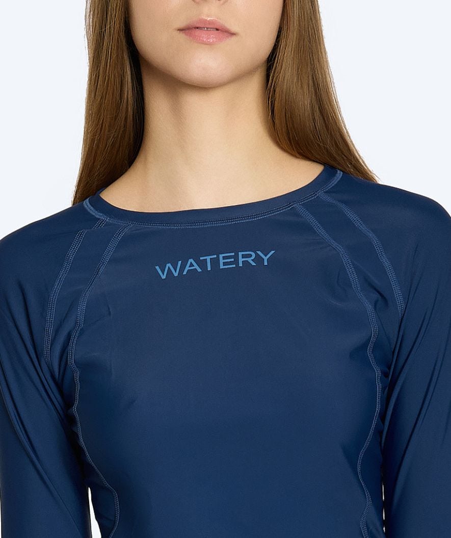 Watery UV-shirt for women - Remington Long Sleeve Rashguard - Dark blue