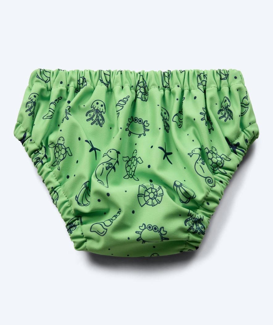 Watery swim nappies for kids - Foss Lining Nappy - Atlantic Green