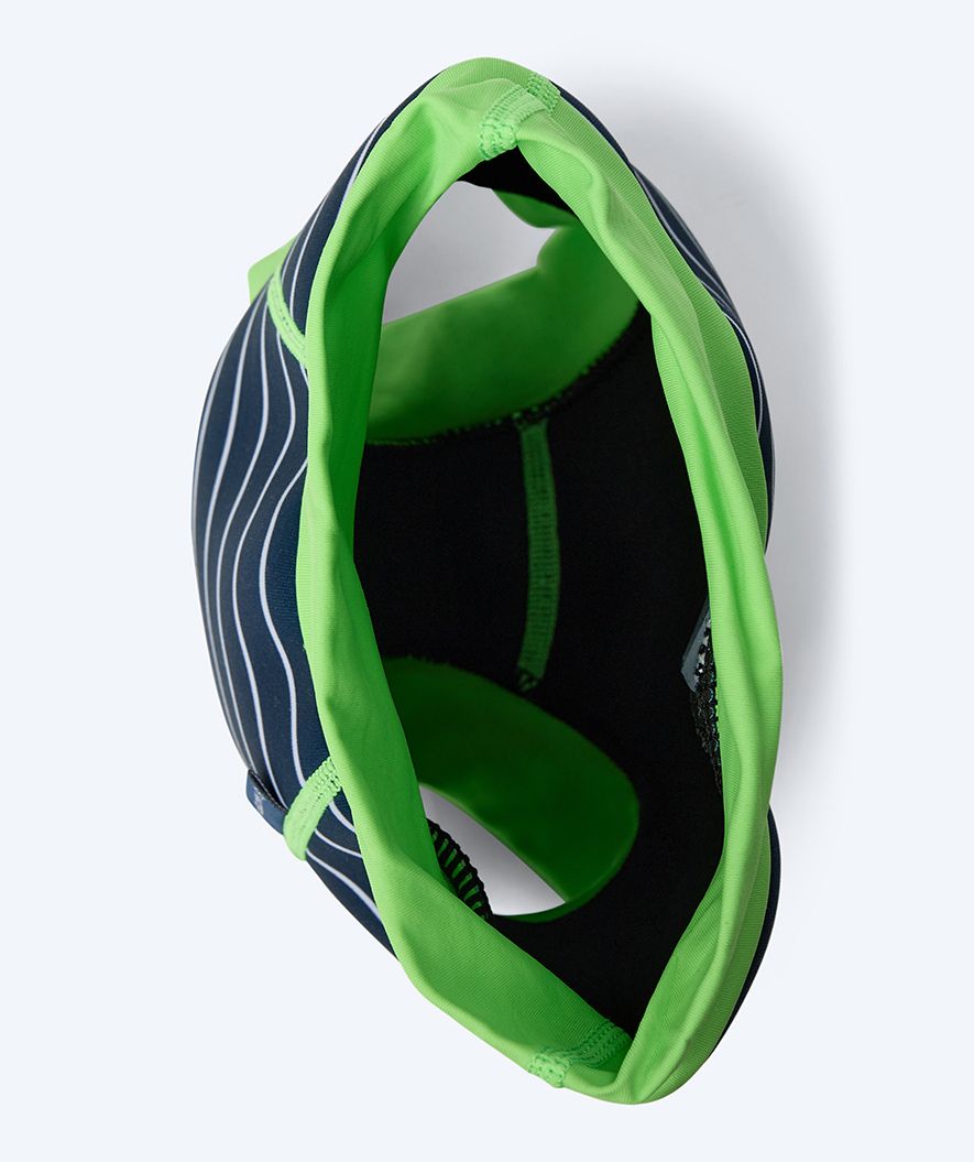 Watery swim nappies for kids - Neoprene Swim Nappy - Green Stripes