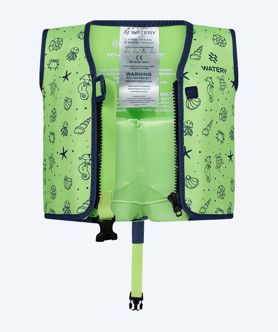 Watery swim vest for kids (1-6) - Splashy - Green