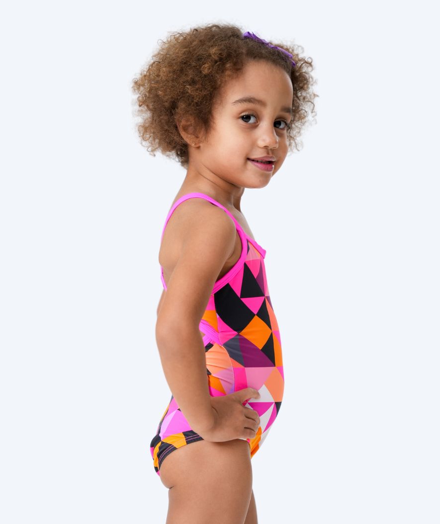 Watery swimsuit for girls - Laguna - Light pink
