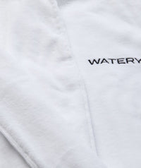 Watery bathrobe for men - Mariana - White