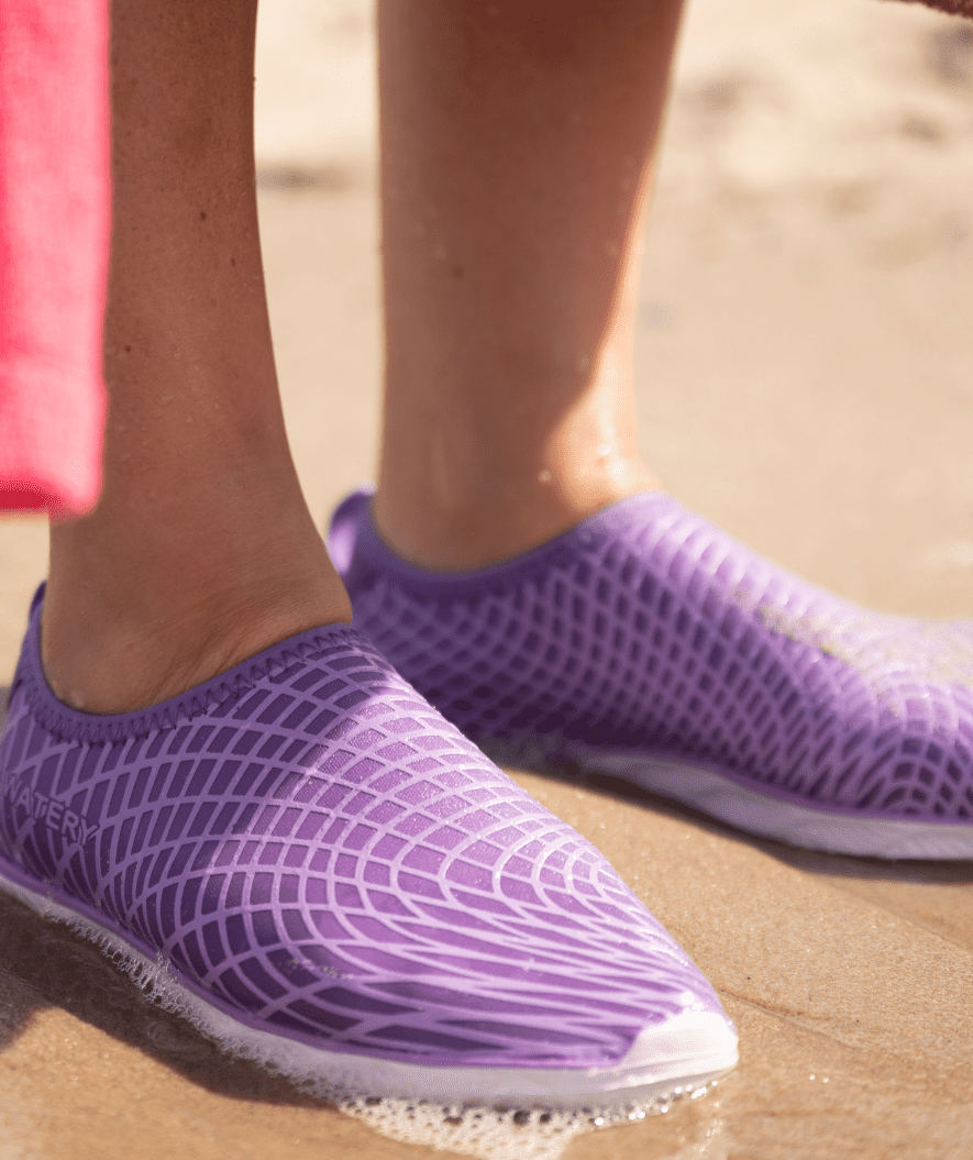 Watery swim shoes for adults - Kawaii - Purple