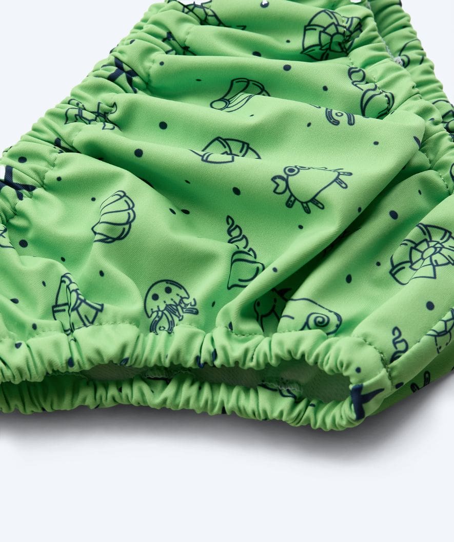 Watery swim nappies for kids - Foss Lining Nappy - Atlantic Green