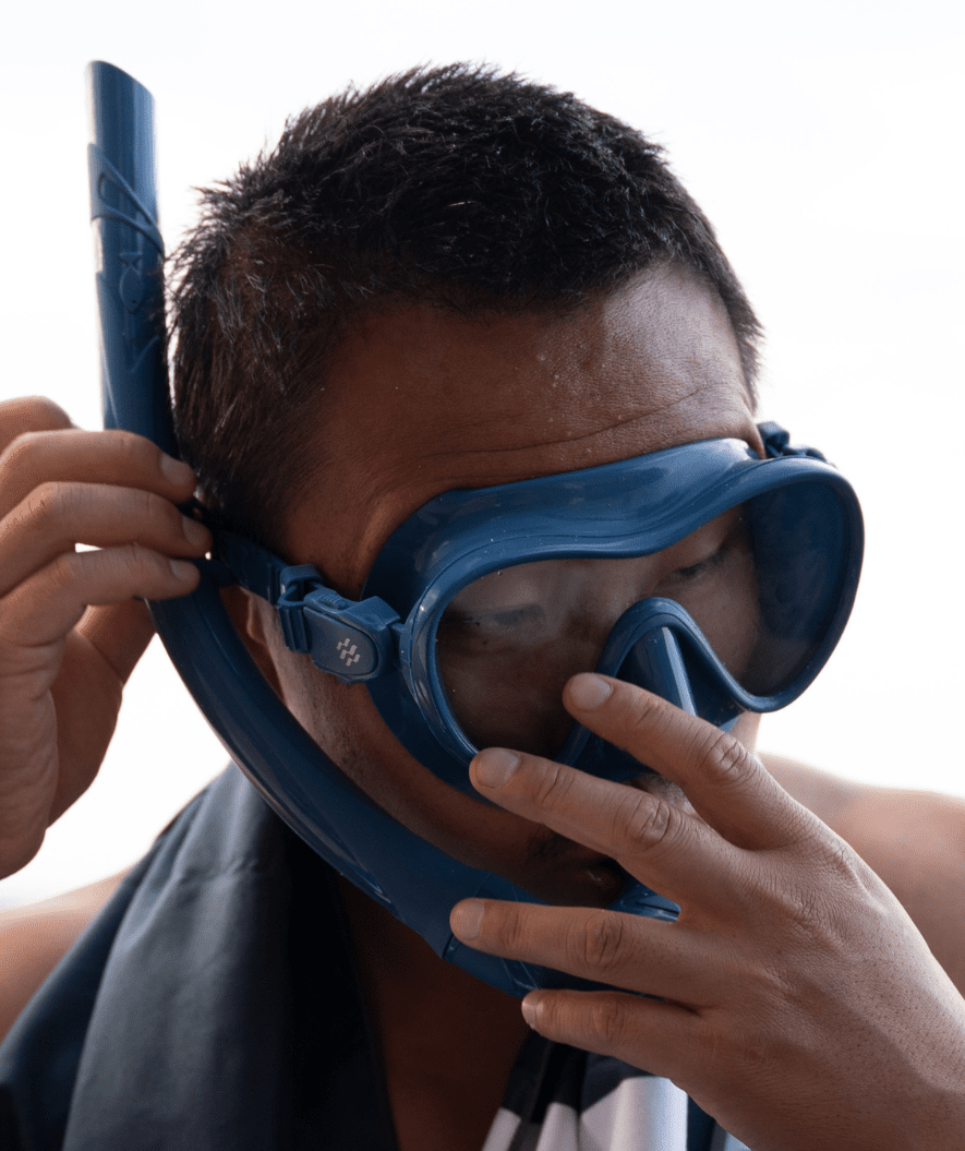 Watery Combo snorkel set for adults - Cliff - Blue