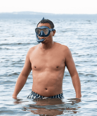 Watery Combo snorkel set for adults - Cliff - Blue