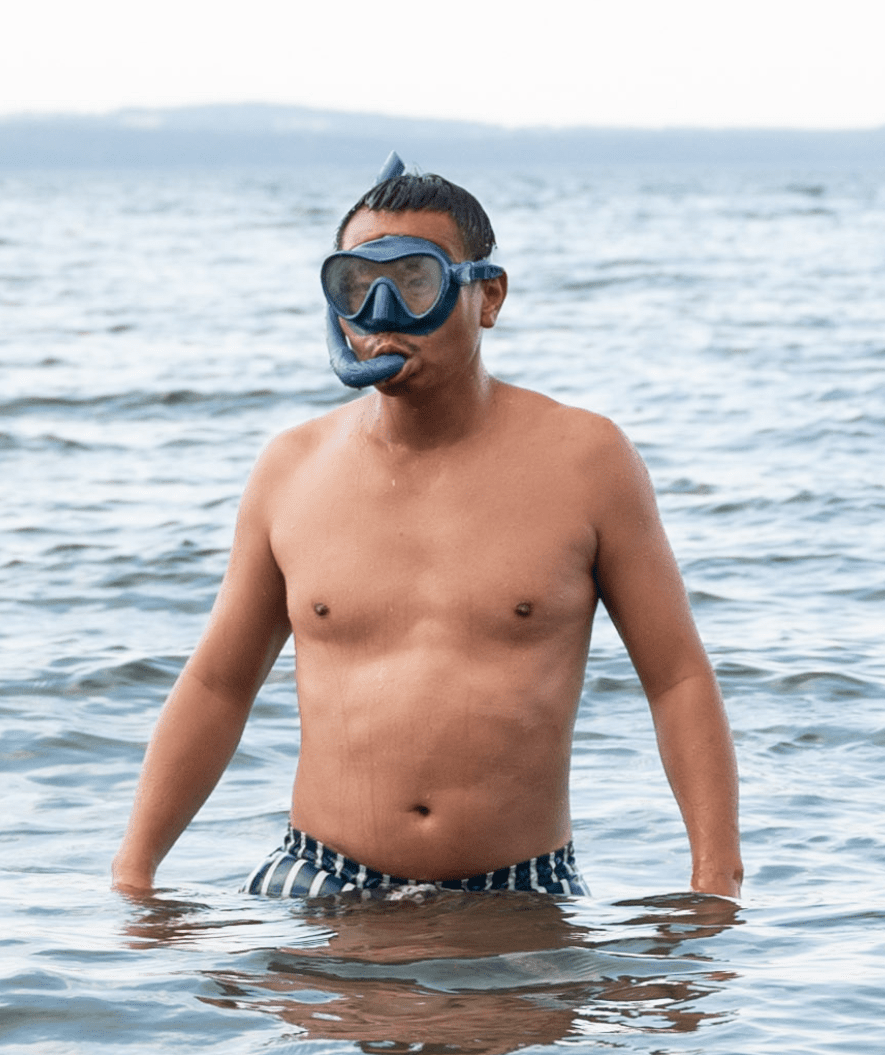 Watery Combo snorkel set for adults - Cliff - Blue