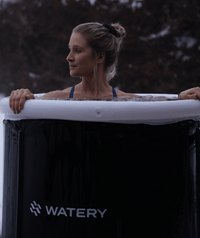 Watery inflatable cold plunge - Hero - Black
