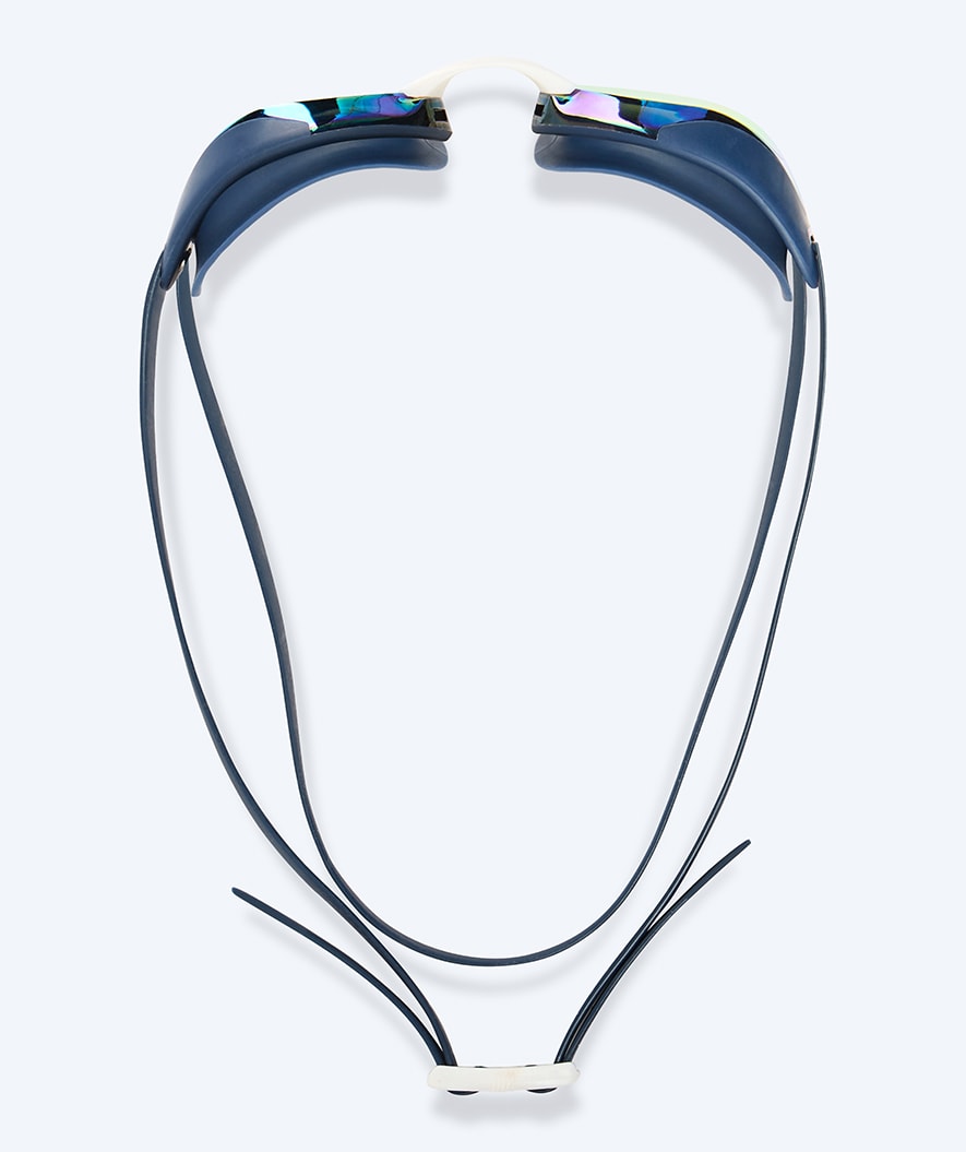 Watery Elite swimming goggles - Poseidon Ultra Mirror - Dark blue/gold
