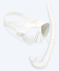 Watery diving mask for adults (from 12 years) - Cliff - White