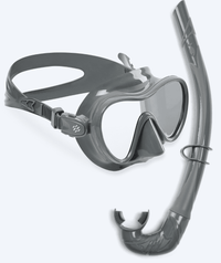 Watery diving mask for adults (from 12 years) - Cliff - Grey