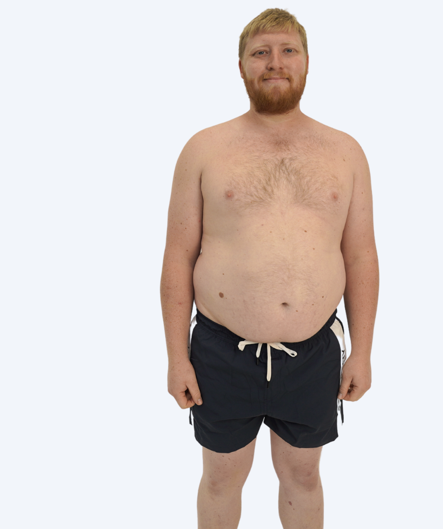 Watery swim shorts for men - Signature Eco - Dark blue