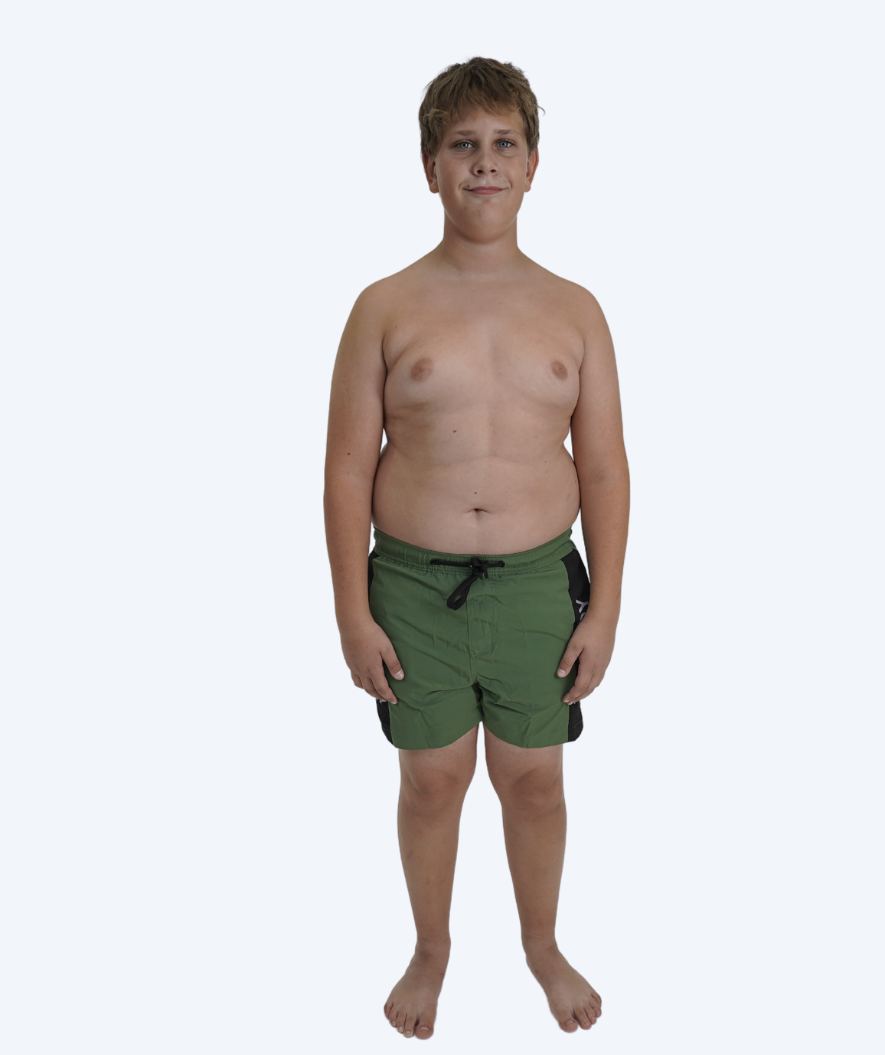 Watery swim shorts for men - Signature Eco - Dust Green