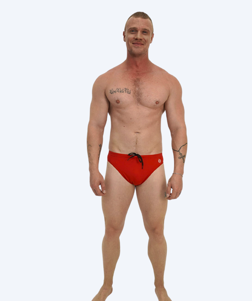 Watery briefs for men - Budgie Eco - Red
