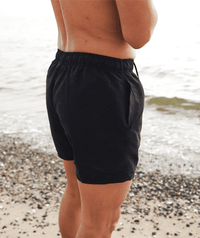 Watery swim shorts for men - Waverly - Black
