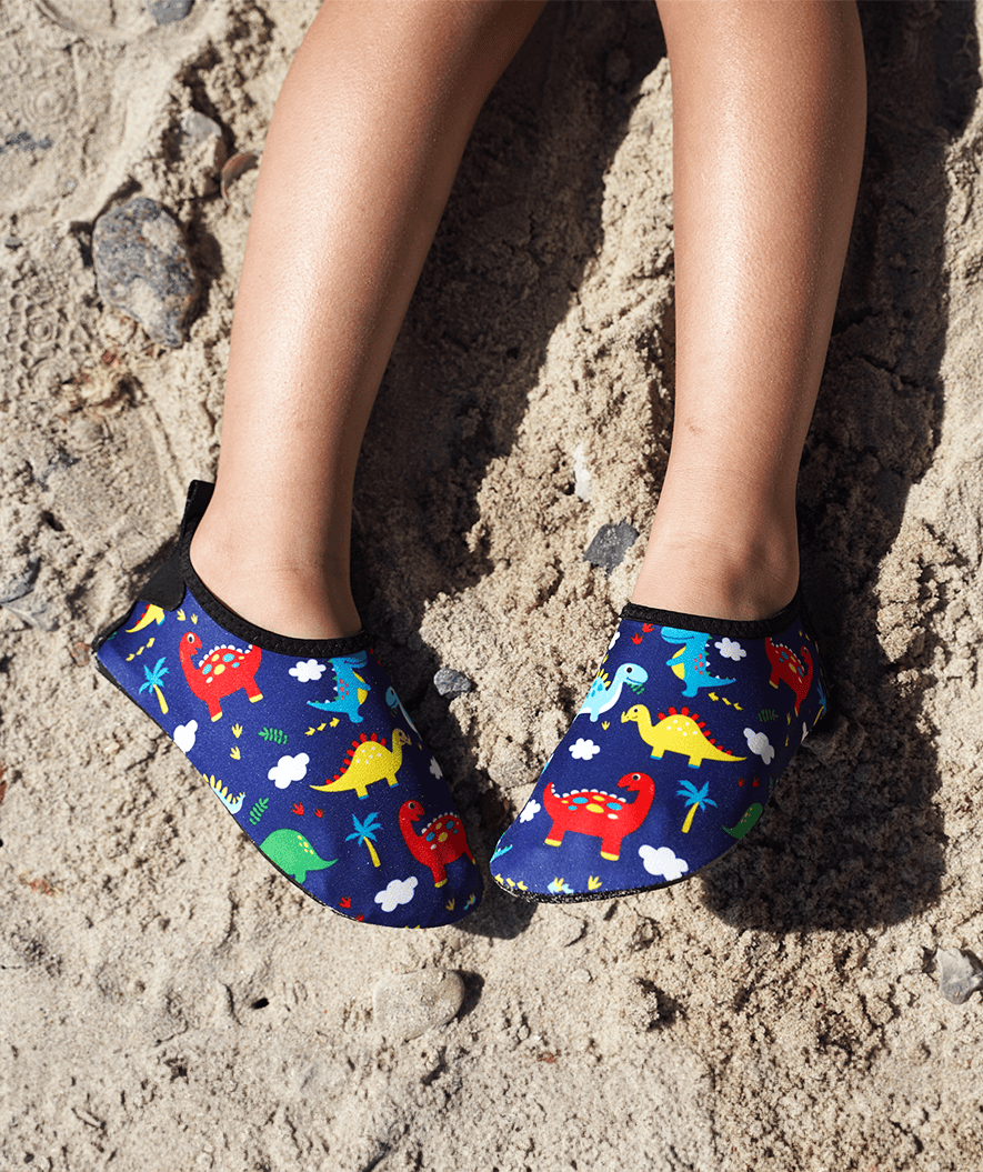 Watery swim socks for kids - Irving - Dinosaurs