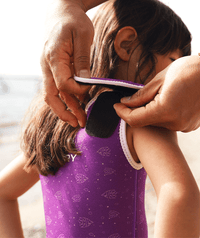 Watery wetsuit for kids - Baia Shorty - Atlantic Purple