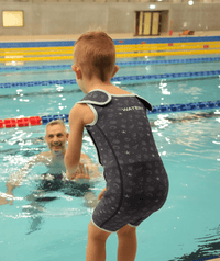 Watery wetsuit for kids - Baia Shorty - Atlantic Purple