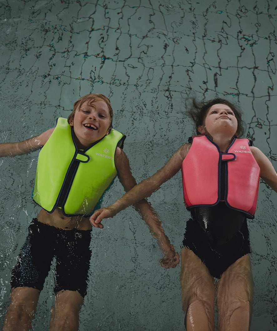 Watery swim vest for kids (2-8) - Basic - Pink