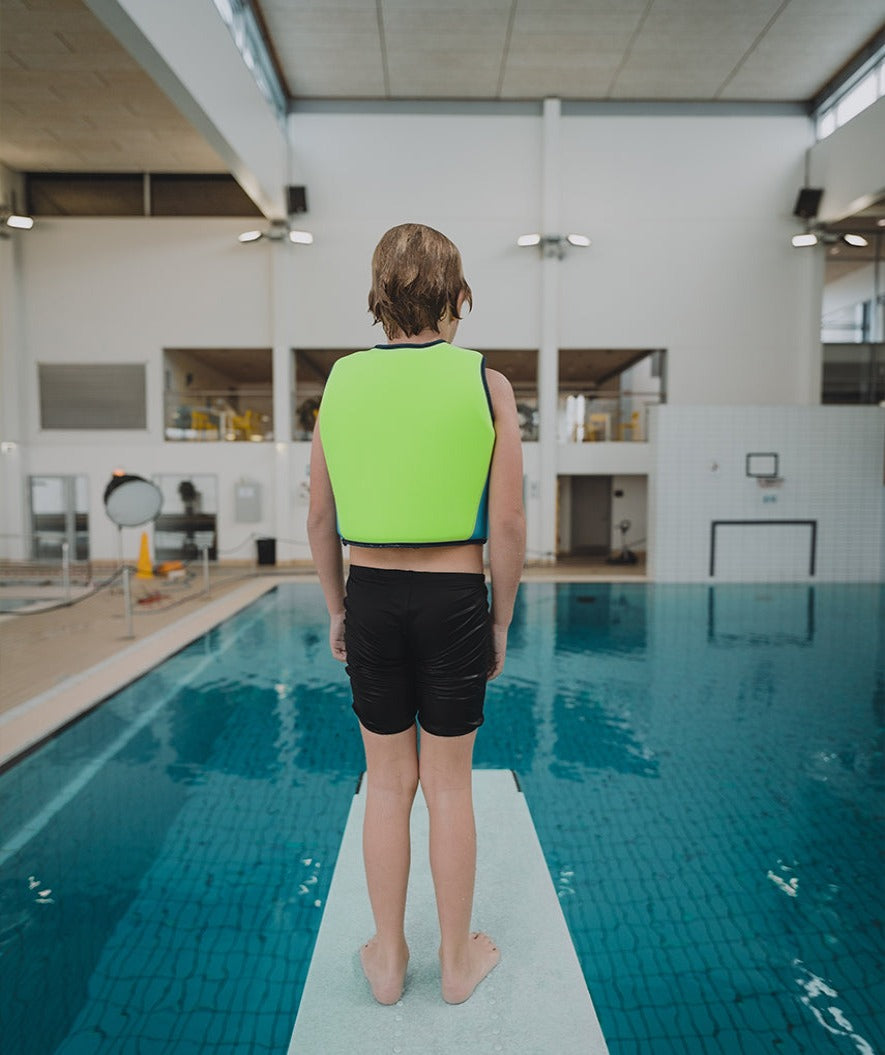 Watery swim vest for kids (2-8) - Basic - Green