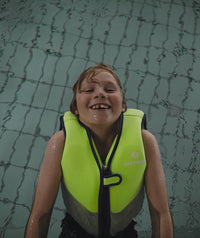 Watery swim vest for kids (2-8) - Basic - Green