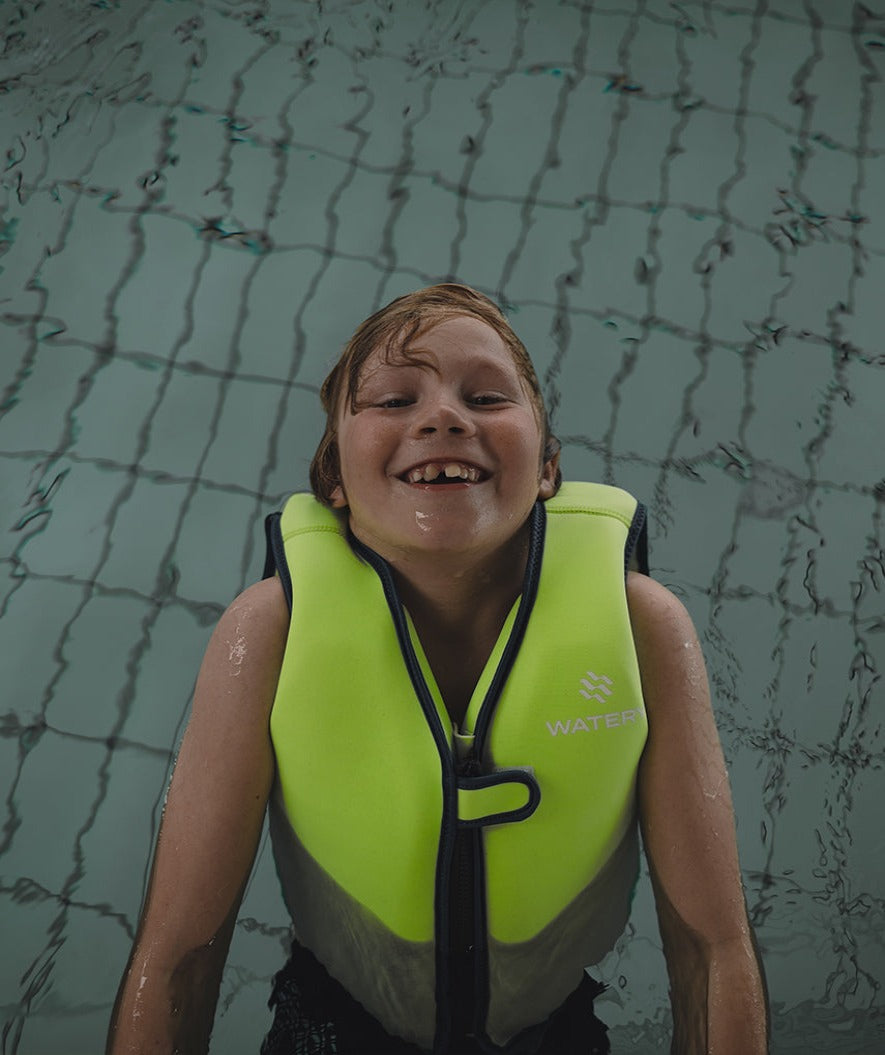 Watery swim vest for kids (2-8) - Basic - Green