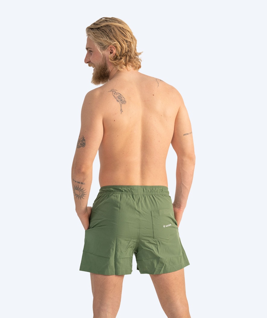 Watery swim shorts for men - Signature Eco - Dust Green
