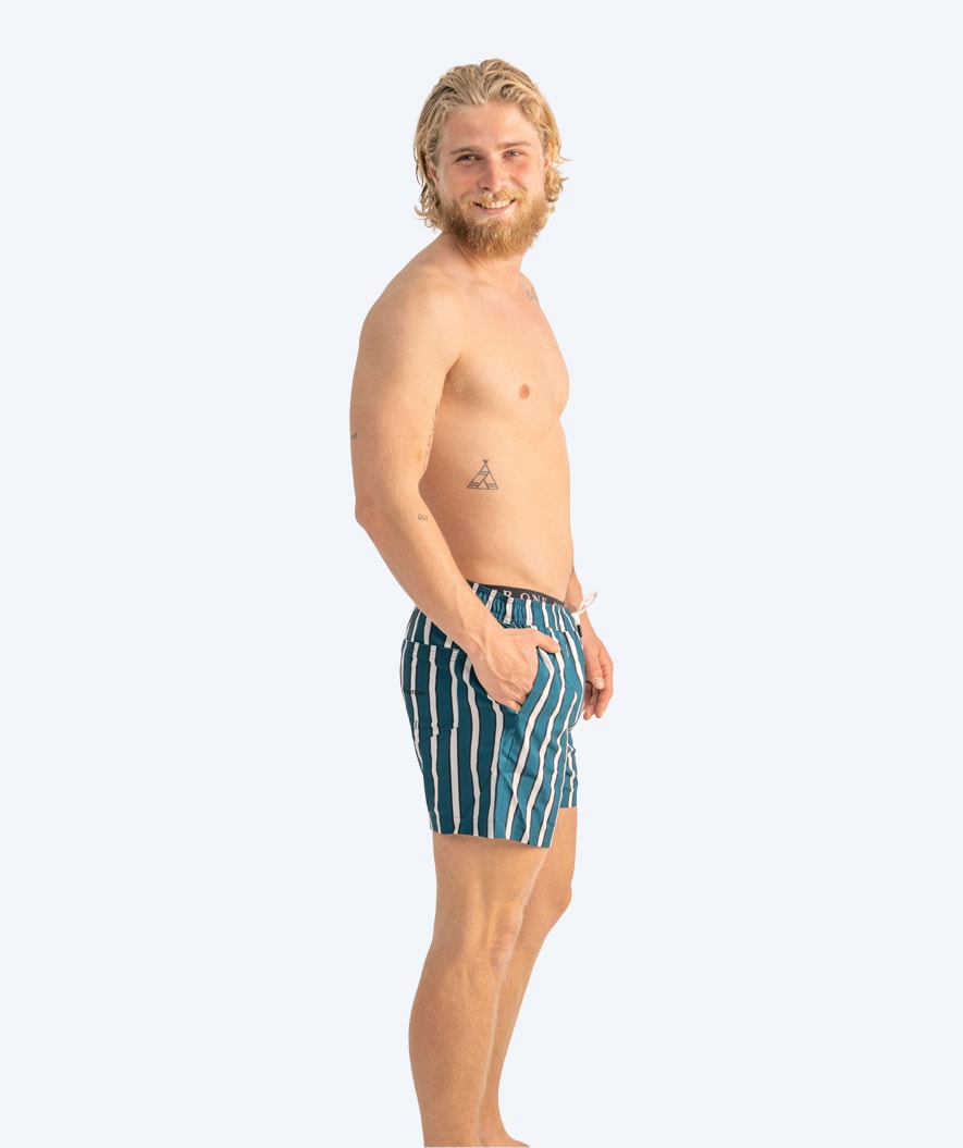 Watery swim shorts for men - Kelvin Eco - Green/white